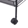 3 Tier Metal Storage Utility Tray Cart Trolley