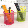 Pink Wire Mesh Metal Pen Cup