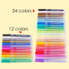 Box of 12 Assorted Colour Acrylic Marker Pens