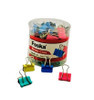 Pack of 60 15mm Assorted Colour Fold Back Binder Clips