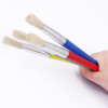 Pack 4 Bristle Head And Chunky Plastic Body Artist Brushes