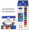 Pack of 6 Metallic Colour Paint Crayons