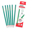 Pack of 12 7'' Wood-Free Flexible Plastic Sharpened HB Pencils