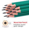 Pack of 12 7'' Wood-Free Flexible Plastic Sharpened HB Pencils