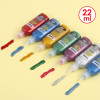 Pack of 7 22ml 3D Glitter Glue