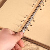 B6 80 Sheets DIY Kraft Paper Loose Leaf Notebook