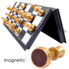 Folding and Magnetic Checker Chess Board game