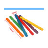 Pack of 50 Assorted Colour Wooden Sticks 114 x 10 x 2mm