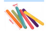 Pack of 50 Assorted Colour Wooden Sticks