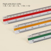 Plastic Triangular Scale Ruler 30cm 