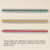 Plastic Triangular Scale Ruler 30cm 