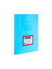 A4 Pastel Blue Coloured Flexicover 20 Pocket Display Book with Card Pocket