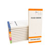 Pack of 10 63mm x 152mm Assorted Coloured Strip Restaurant Service Pads