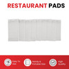 Pack of 10 76mm x 140mm Plain White Duplicate with Carbon Service Pads