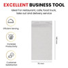 Pack of 10 76mm x 140mm Plain White Duplicate with Carbon Service Pads