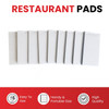 Pack of 10 76mm x 140mm Plain White Duplicate NCR Service Pads