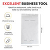Pack of 10 95mm x 165mm White NCR Quadruplicate Restaurant Service Pads