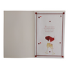 To Fiance Cheers Champagne Glass Design Boxed Valentine's Day Card