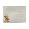 For Grandchildren Cute Teddy & Eggs Design Easter Card