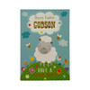 For Godson Cute Lamb With Bees Design Open Easter Card