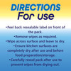 Pack of 50 Duzzit Biodegradable Antibacterial Clean And Fresh Wipes