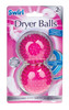 Pack of 2 Swirl Fabric Softening Tumble Dryer Pink Balls