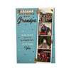 For Grandpa Vintage Style Photographic Train Design Father's Day Card