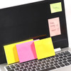 100 Sheets Fluorescent Yellow Color Sticky Notes 37.5x50mm