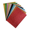 Pack of 10 A4 Silver Coloured Glitter Card 230gsm Sheets