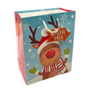 Cute Reindeer Medium Christmas Bag