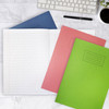 Janrax A4 Orange 80 Page Feint Ruled with Margin Exercise Book WF Paper with 225gsm Manilla Cover
