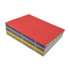 Janrax A4 Orange 80 Page Feint Ruled with Margin Exercise Book WF Paper with 225gsm Manilla Cover