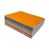 Pack of 10 Janrax 9x7" Assorted 80 Page Feint Ruled with Margin Exercise Books WF Paper with 225gsm Manilla Cover