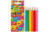 12 Pack of 6 Pieces Emotion Face Colored Pencils 9cm