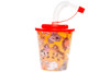 Pack of 12 Farm Animals 3D Cups With Straw and Lid