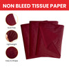 Pack of 30 Wine Colour Acid Free 50 x 70cm Tissue Paper Sheets