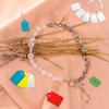 Pack of 200 Small White Strung Tags 13 x 20mm