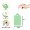 Pack of 100 Medium Ivory Strung Tags 25 x 39mm