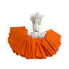 Pack of 100 Large Orange Strung Tags 36 x 53mm