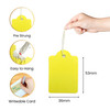 Pack of 100 Large Red Strung Tags 36 x 53mm