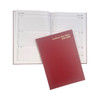 Janrax 2025-2026 A4 Week to View Burgundy Academic Diary