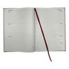 Janrax 2026 A4 Week To View Burgundy Desk Diary