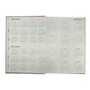 Janrax 2026 A4 Week To View Burgundy Desk Diary