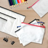 Pack of 3 A5 Assorted Coloured Strong Mesh Bags - Black, Blue, Red - Tough Waterproof Storage