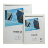 Hampton BERGEN A3 White Picture Poster Photo Frame Plexi Non-Glass