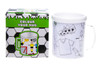 Football Theme Color Your Own Mug