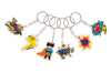 Pack of 48 Superhero Design Keychains