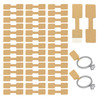 Pack of 500 Kraft Jewellery Tags 10x38mm