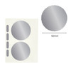 Pack of 6 Silver Foil Company Seals Labels 50mm Pack of 6 Silver Foil Company Seals Labels 50mm