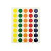 Pack of 105 Assorted 5 Colours 13mm Round Sticky Dots